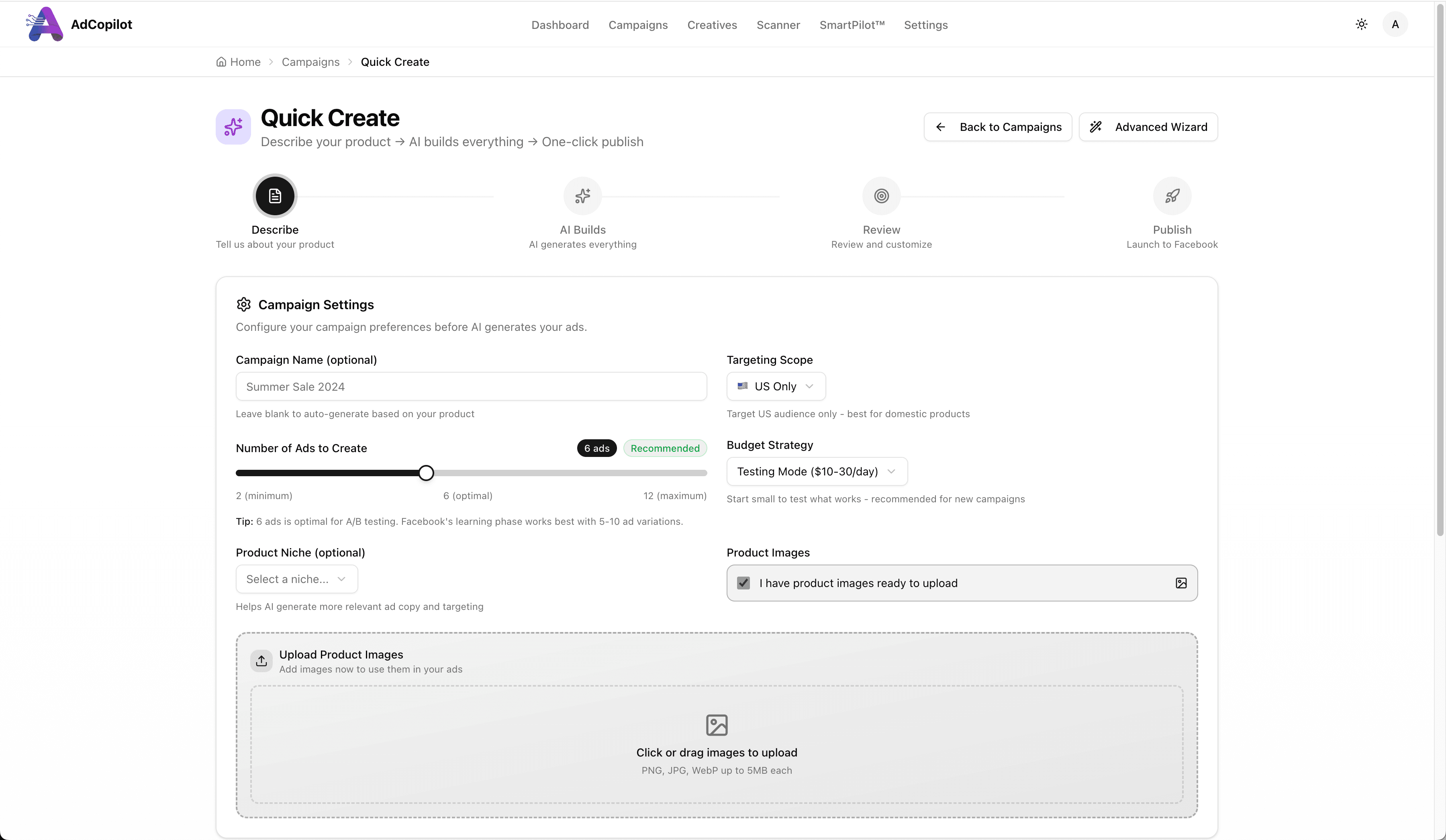 Describe Your Product